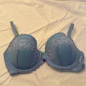 Light Blue/Purple Lacy Bra